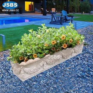 Rustic Marble Planter, JS-P188